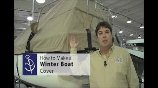 How to Make a Winter Sailboat Cover [upl. by Nylinej]