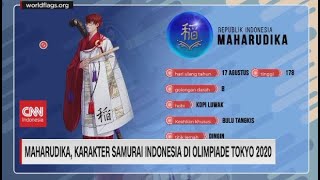 Maharudika Karakter Samurai Indonesia di Olimpiade Tokyo 2020 [upl. by Babs343]