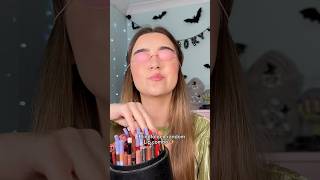 ✨Blindfolded random lip combo ✨ makeup makeupchallenge lipcombo [upl. by Rysler]