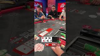 72 WORST HAND in Poker does it win  No Limit Texas Holdem Poker  Las Vegas [upl. by Spiro]