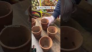 Kulhad Momos ever tried😱🥵 momos kulhadpizza foodies streetfoodindia foodvlog foodshorts [upl. by Nnylyak]