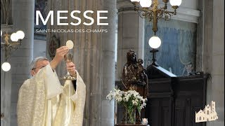 Messe Saint NicolasdesChamps Lundi 15 janvier à 12h30 [upl. by Torruella]