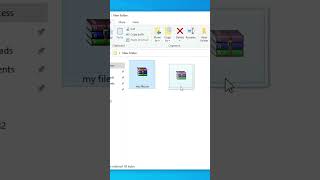 Short Way of Extracting RAR or ZIP File in Windows 10 PC or Laptop windows10 windows zip [upl. by Salisbury]