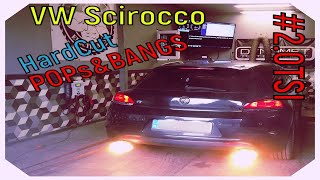 VW Scirocco 20TSI 210KM CCZB  POPampBANGS HARDcut CHIPTUNING [upl. by Ophelie]