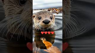 Baby Otters Suffering from Oil Spill Contamination dance love sl song drylake lakeontario [upl. by Livvi]