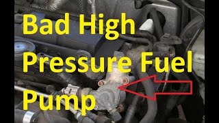 Symptoms of a Bad High Pressure Fuel Pump HPFP [upl. by Zebapda458]