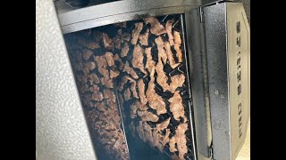 How to make Deer jerky on a pit boss pellet grill [upl. by Ahtenak]