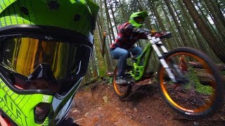 Downhill Freeride Forest  Winter Shredding [upl. by Lunette66]