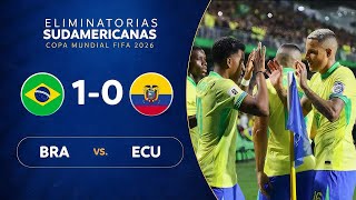 FULL MATCH Brazil v Ecuador  2026 World Cup qualifiers  September 2024 [upl. by Bowra]