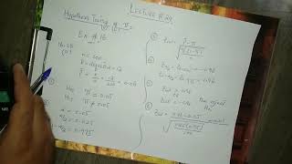 Hypothesis Testing of Population Proportion Part B HindiUrdu [upl. by Chrysler]