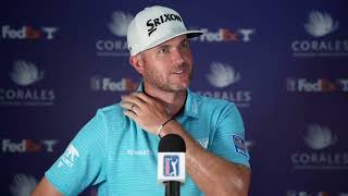 Taylor Pendrith Saturday Flash Interview 2024 Corales Puntacana Championship © PGA Tour [upl. by Howlan]