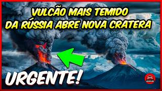 Vulcão mais perigoso da Rússia surpreende a todos surge um vulcão do lado outro [upl. by Idak571]