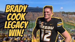 LEGENDARY — Brady Cook came back from the HOSPITAL to save Mizzous season [upl. by Nnayllek]