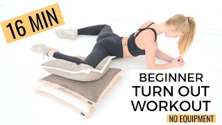 TURNOUT WORKOUT BEGINNER  Train Like a Ballerina [upl. by Nytsrik]