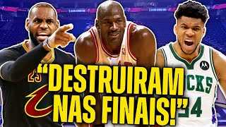 AS 10 MELHORES PERFORMANCES DA HISTÓRIA DAS FINAIS DA NBA [upl. by Crosley421]