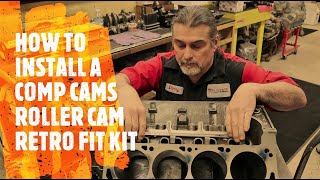 HOW TO INSTALL A COMP CAMS ROLLER CAM RETRO FIT KIT [upl. by Aihsital]