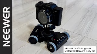 NEEWER DL300  Electric Motorized Video Dolly for Smartphone and Digital Camera [upl. by Mayyahk]