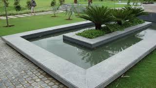 Steel Grey Granite Flooring Project by Regatta Granites India [upl. by Fabian497]