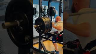 65 yr old pause squats 325X4 [upl. by Cioban736]