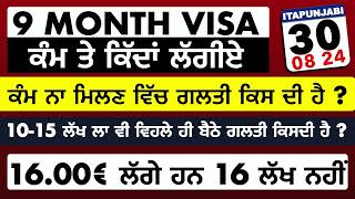 ਕੰਮ ਕਿੱਦਾਂ ਮਿਲ ਸਕਦਾ ਹੈ  9th month Italy Work Visa  Decreto Flussi Stagionali 202320242025 [upl. by Ekez]