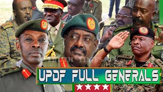 who are the 12 UPDF remaining full Generals [upl. by Naelcm411]