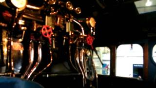 Footplate on The Mallard Steam Train [upl. by Seigler]