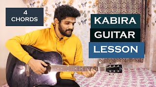 KABIRA Guitar Chord Lesson  Yeh jawaani hai deewani  easy lesson for beginners  by Kaustubh naik [upl. by Eselehs]