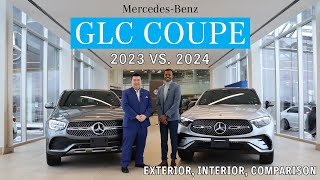 2023 vs 2024 Mercedes GLC 300 Coupe Comparison  MercedesBenz Burlington [upl. by Maurits9]