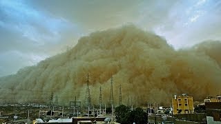 Apocalíptica Tormenta de Arena Cubrió a la Ciudad de Asuán  Egipto Mayo 2014 [upl. by Jeromy]