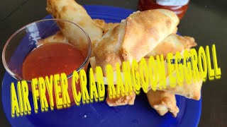 Air Fryer Crab Rangoon EGGROLL  HOMEMADE [upl. by Libnah]