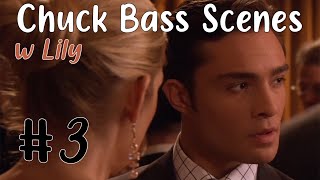 GOSSIP GIRL 4K All CHUCK BASS Scenes  w LILY 3 [upl. by Debbi]