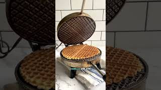 Pizzelles cookiesrecipe christmasdesserts easydesserts [upl. by Aniez]