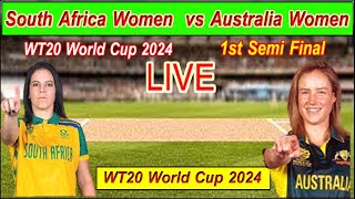 LIVE 2nd Inning  SAW vs AUSW 1st Semi Final  WT20 World Cup 2024 [upl. by Toney741]