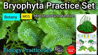 Bryophytes mcq questions  Bryophytes practice set  Bryophyta MCQ  Bryophyta Question answer [upl. by Omer133]