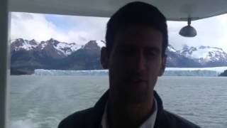 Novak at the Perito Moreno Glacier [upl. by Evey]