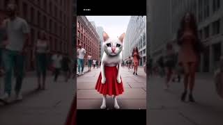 The cat girl who was affected by the ugly shape became beautiful ❤️🐱 viral cat shorts status [upl. by Scutt825]