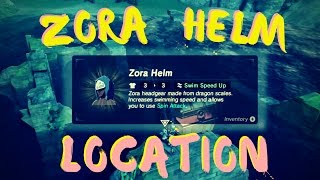 Zora Helm Location Zelda BOTW [upl. by Leidba]