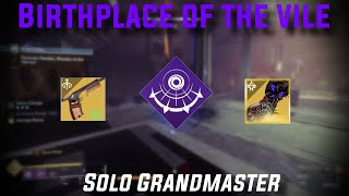 Solo GM Birthplace of the Vile Void Warlock w Buried Bloodline amp Briarbinds Destiny 2 [upl. by Votaw]