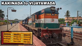 KAKINADA to VIJAYAWADA Part 1  Train Journey onboard CIRCAR Express [upl. by Vena]