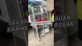 Kabinet Aluminium Penyelesaian Masalah Rumah Selalu Dibanjiri Banjir [upl. by Lezirg563]