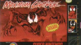 SpiderMan and Venom  Maximum Carnage SNES  Streets of New York [upl. by Aihtnyc350]