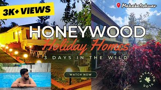 HoneyWood Home Stays  Luxury Budget Villas in Mahabaleshwar  Jungle Resort Endless Swimming Pool [upl. by Elephus221]