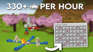 Minecraft EASIEST Iron Farm 121 Tutorial  330 Perh [upl. by Neville211]