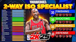 BEST TWO WAY ISO SPECIALIST BUILD on NBA 2K25  BEST PG BUILD 2K25 [upl. by Temirf]