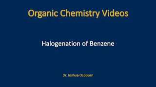 Halogenation of Benzene [upl. by Eppesuig]