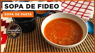 Como hacer Sopa de Fideo  Receta sencilla [upl. by Arriaet]