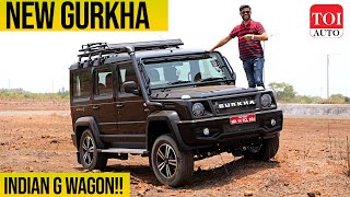 New Force Gurkha 5door Review Pros amp Cons explained  TOI Auto [upl. by Airan401]