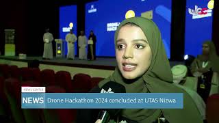 Drone Hackathon 2024 concluded at UTAS Nizwa [upl. by Amandie]