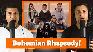 Pentatonix  Bohemian Rhapsody  Twins First Reaction [upl. by Aikemet984]