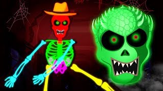 Fun Glowing Skeletons Finger Family Rhymes For Kids by Teehee Town [upl. by Alledi]